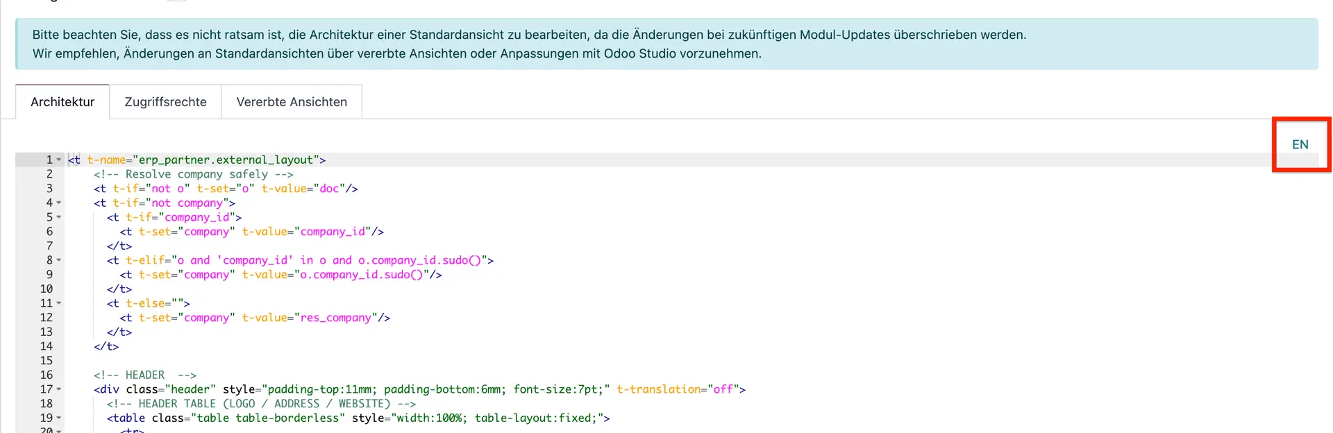 Screenshot Übersetzen Button