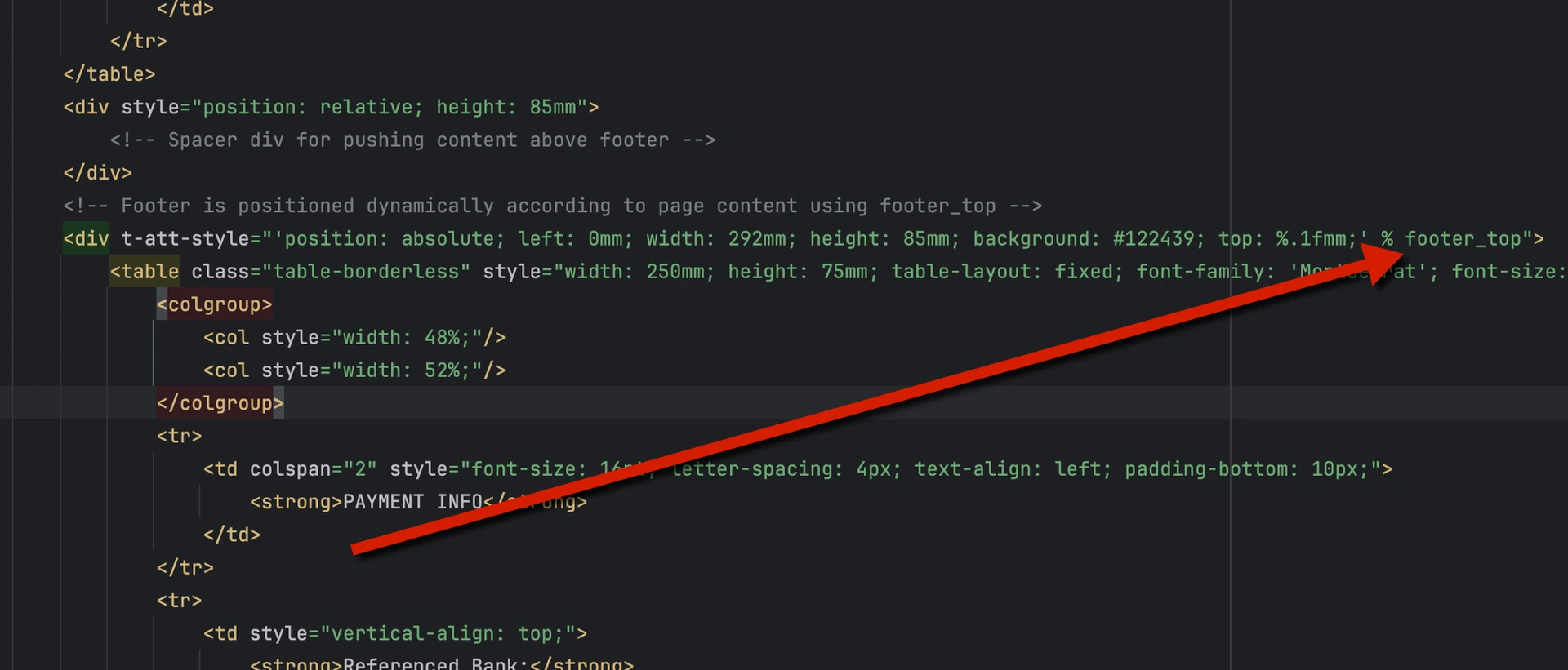 Footer Top Screenshot