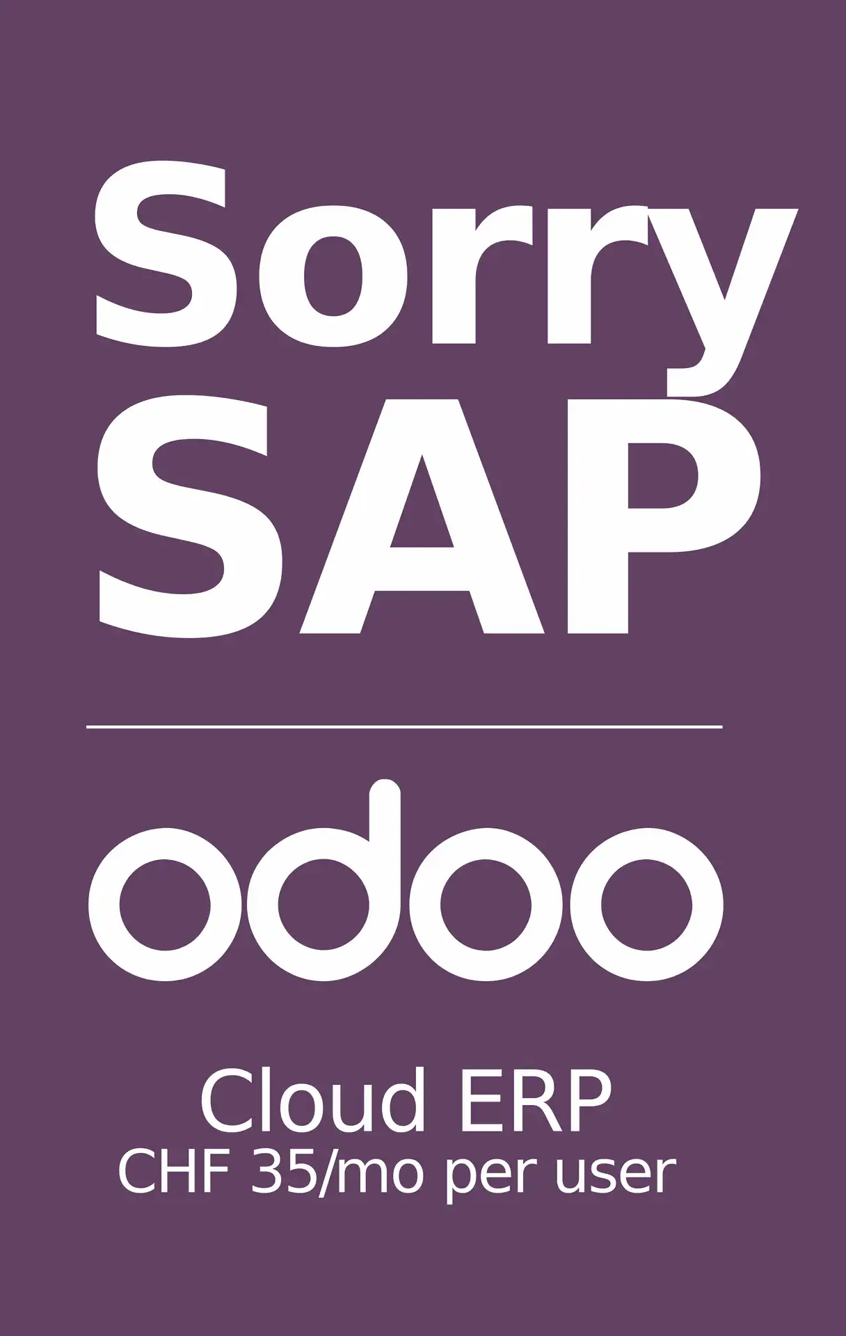Sorry SAP Banner