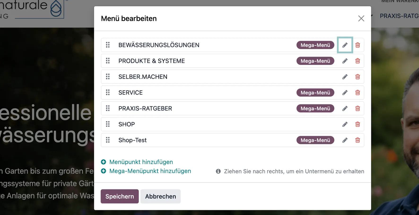 Odoo Menu Editor