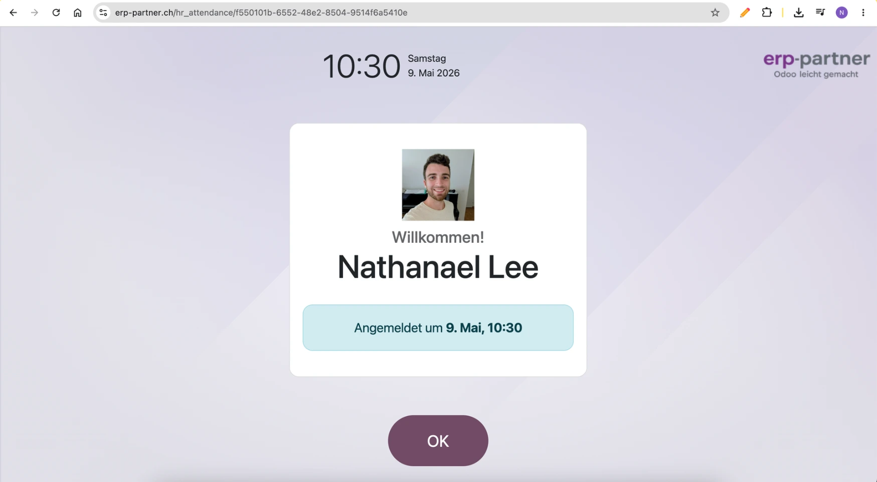 Odoo Anwesenheiten 2