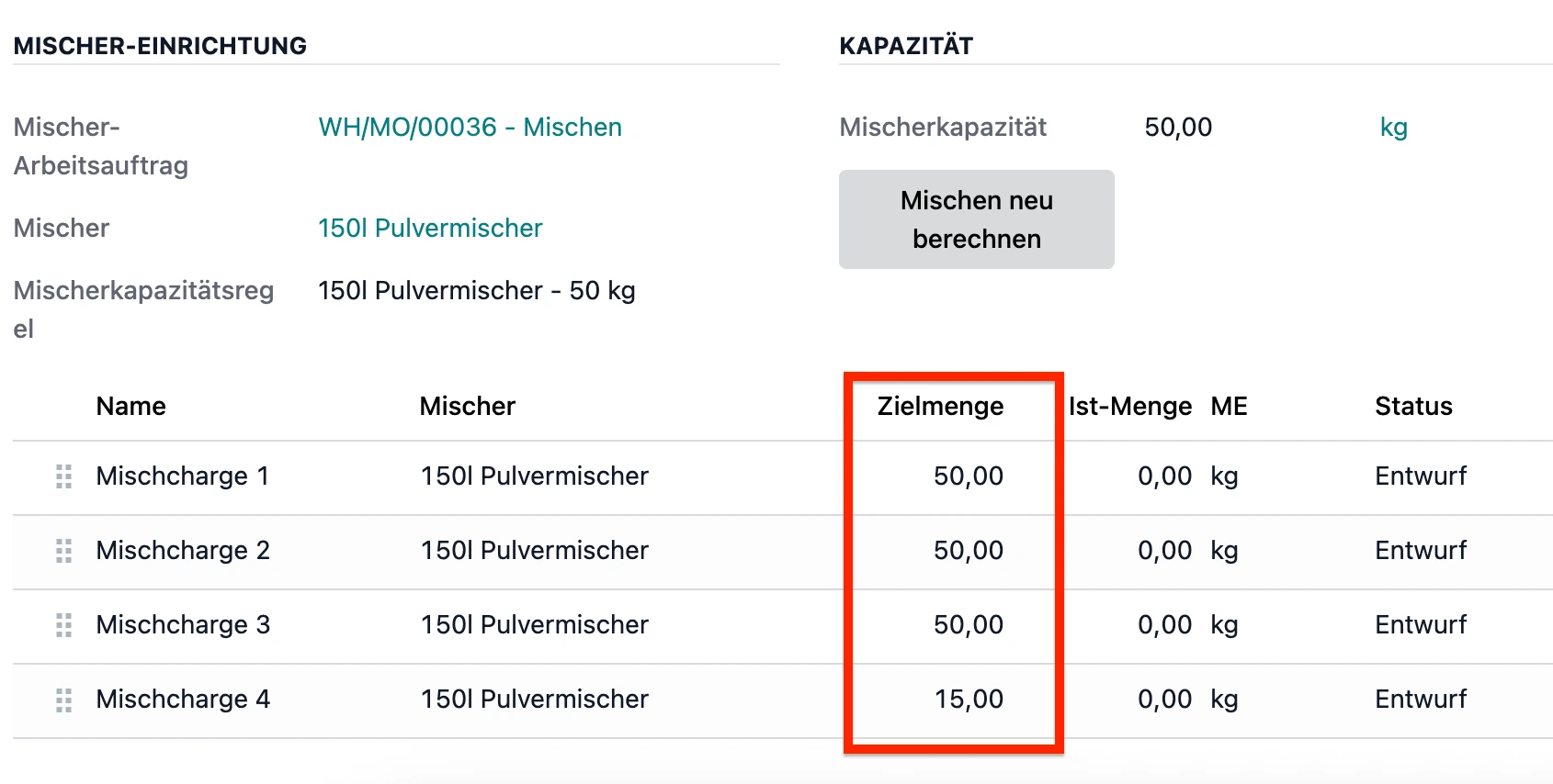 Mischerfüllungen 1